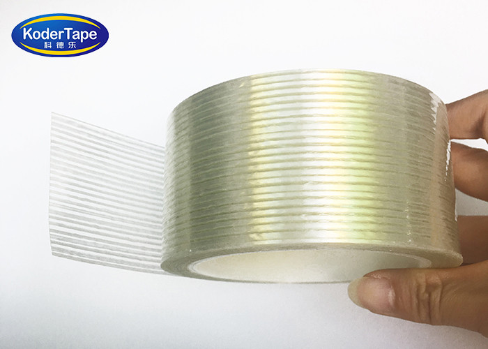 Fiberglass Mesh Filament Tape Heat Resistant Adhesive For Fridge