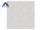Noiseproof Perforated Metal Ceiling Panels With Round Hole Punched 300×1200mm