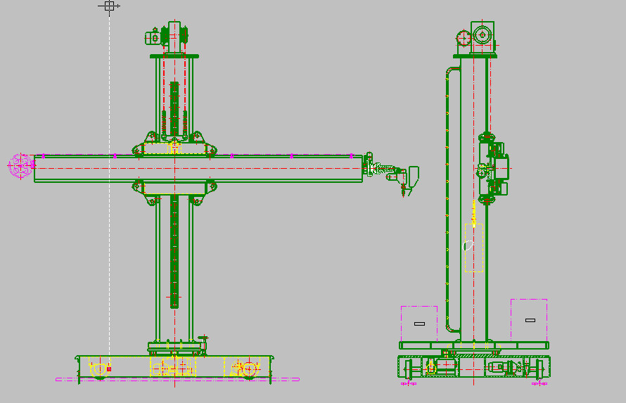 200KG High Efficient Welding Column and Boom Manipulator for pipe Heavy Duty 7m * 7m