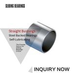 ROHS Straight & Steel Sleeve Bushings Flange Bearing Lead Free Washer LBM