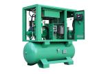 30 HP 3P 230V /480V Rotary Screw Air Compressor with Refrigerated Dryer+120 gal.