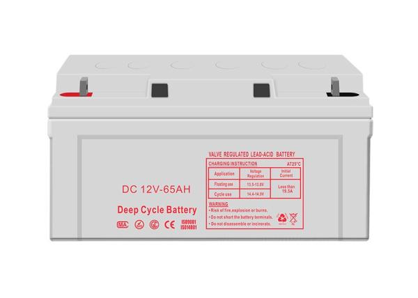 Buy cheap CQC 12V 65AH Deep Cycle Battery , 12V Lead Acid Deep Cycle Battery from wholesalers