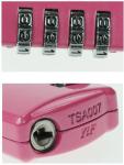 Zinc Alloy TSA 4-digital travel lock& blue Tsa Luggage Lock& 67.8g Tsa Bag