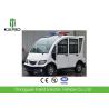 Buy cheap Pure White 4 Seats Electric Patrol Car With Rear Mini Cargo Box from wholesalers