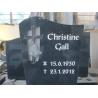 Buy cheap European style black granite monument from wholesalers