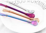 Novelty 304 Stainless Steel Straw / Creative Stainless Steel Coffee Scoop Filter
