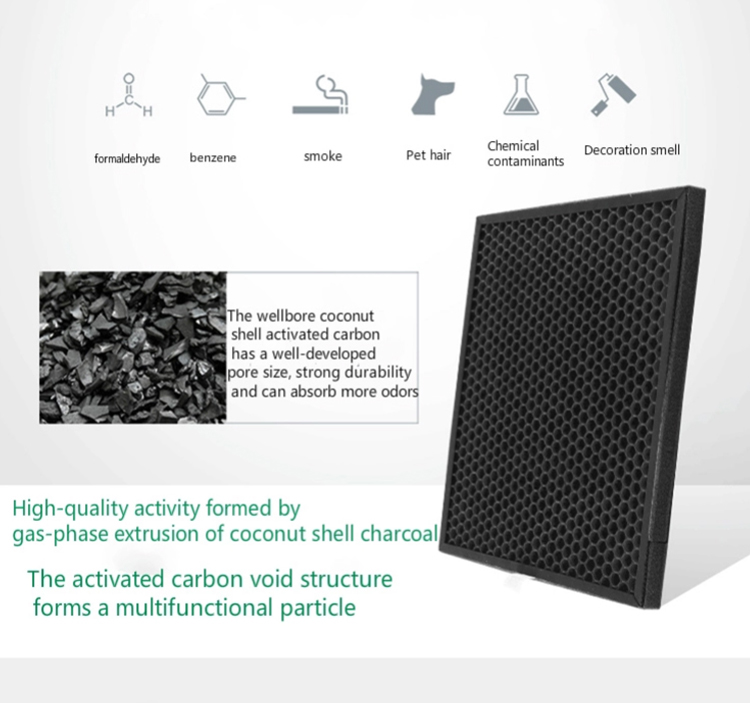 HOMEFISH 410m3/H Desktop Negative Ion Air Purifier Cleaner OEM ODM