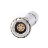 Buy cheap Universal Double Nut Cable Clamp Industrial Waterproof Circular Connector B Series Z10 6P Female from wholesalers