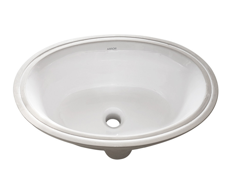 Porcelain Bathroom Basin Modern Under Counter 522x361x231mm