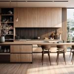 American Style Custom Design Modern Cabinet Original White Oak Wood Veneer Solid
