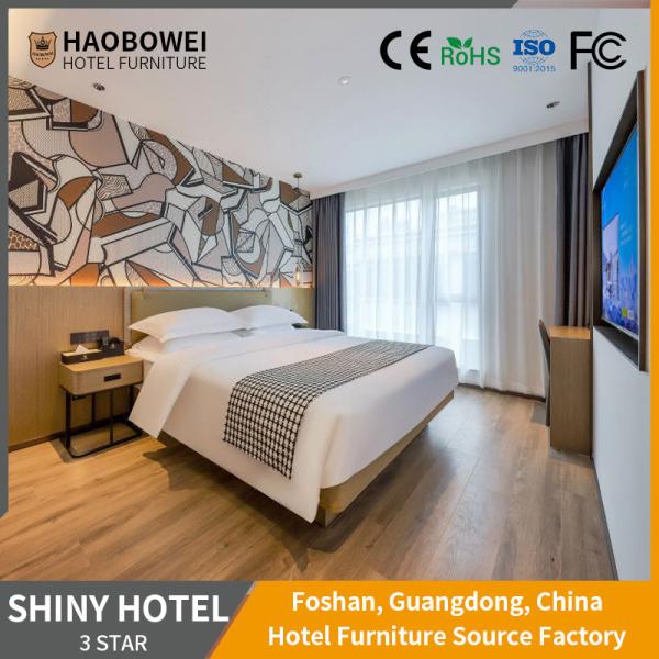Apartment Furniture Foshan Luxury King Size Bedroom Headboard with Three Star