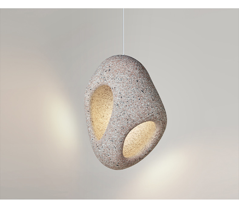 Nordic Creative Wabi-sabi Wind Led Restaurant Rustic Pendant Lights(WH-VP-162)