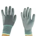 Nylon Knitted Anti Electrostatic Gloves PU Coated Cleanroom Palm Fit ESD Safety