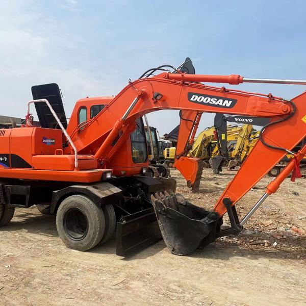 Buy cheap 15 Ton Used Doosan Excavators Dh150-7 Wheel Hydraulic Crawler Machine from wholesalers