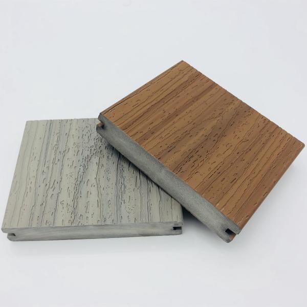 Buy cheap Outdoor Anti-UV Waterproof Plastic Wood Floor with Brushing Finish from wholesalers