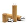 Buy cheap Factory Sale Beech Wooden Lid Perfume Bottle Cap Empty Glass With Sprayer Pump from wholesalers