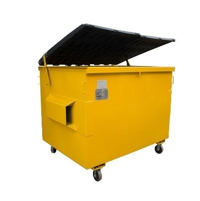 Buy cheap 3 - 8M3 Industrial Steel Skip Bin Recycle Waste Garbage Bin For Hotels And Restaurants from wholesalers