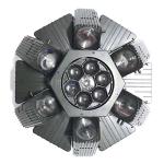 6x10w LED Wash+6x30W LED Beam Moving Head Pixel Control Stage Lighting
