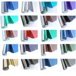 Purple Silver Building Window Film 2mil 1.52m X 30m UVR 80% IRR 90% Insulation