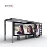Buy cheap Anti Rust 4200mm Length Smart Bus Shelter With Advertising Multi Poster from wholesalers