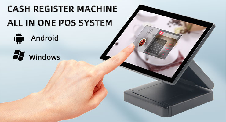 Foldable Desktop Payment Kiosk HDD-880 with Adjustable Screen Heights and 2G DDR Memory
