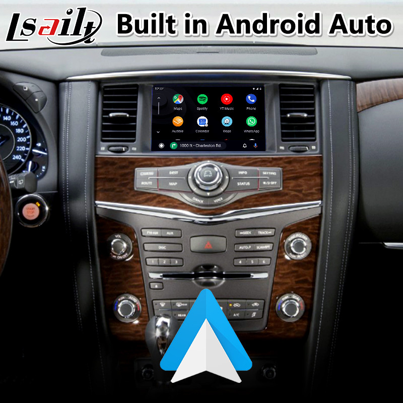 Lsailt 4+64GB Android Video Interface Wireless Carplay for 2012-2017 Nissan Patrol Y62