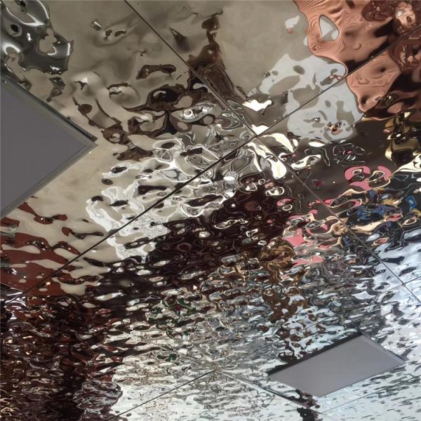 Buy cheap Hammered Stainless Steel Sheets Gold 304 316 Mirror Finish For Column Cover Cladding from wholesalers