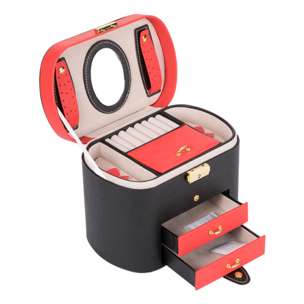 Large Capacity 20*10*5cm PU Leather Jewellery Storage Box