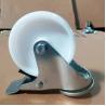 Buy cheap 2 Inch Swivel White Plastic Castors Light Duty PP Wheels Bolt Hole from wholesalers