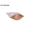 Buy cheap Kraft Paper Stand Up Coffee Bean Packaging Bags Pouches 0.05 - 0.2mm Thickness from wholesalers