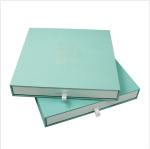 Drawer Gift Package Paper Box Light Blue Color Printed Cardboard Boxes