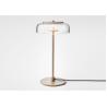Buy cheap Modern Simple Indoor Led Bedside Hotel Gold Small Glass Table Lamp from wholesalers
