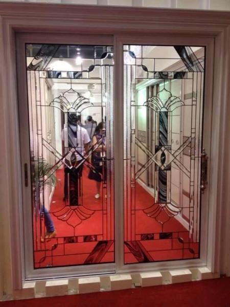Buy cheap decorative glass panels in French door/wooden door from wholesalers