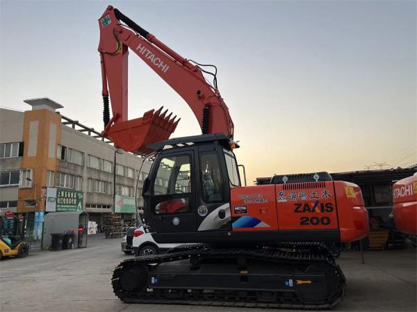 Buy cheap Used Japan 2021Year Hitachi ZX200 Excavator Excellent Condition Red Color from wholesalers