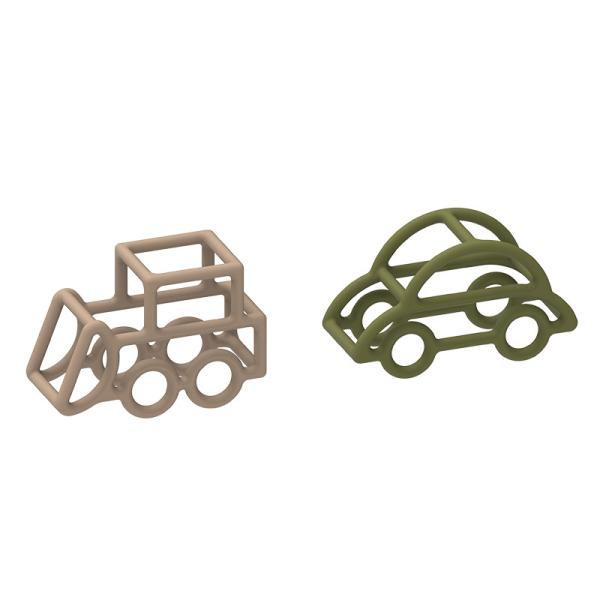 Buy cheap Car Shape Baby Silicone Toys Multi Color Food Grade Nontoxic Material from wholesalers
