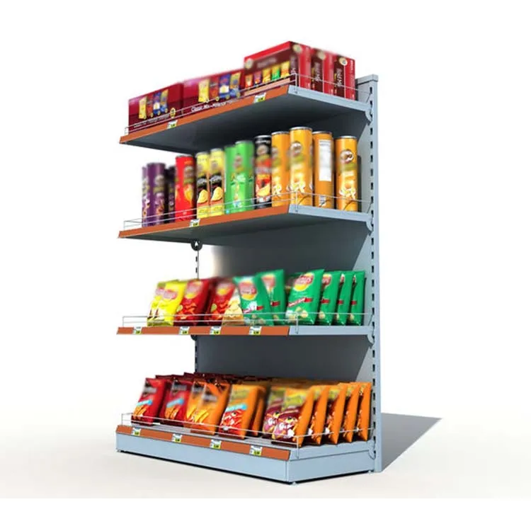 Factory customized color size display shelves store shelves racks for grocery store