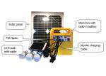 Clean Energy Solar Powered Lights High Power 10W 18V Polycrystalline Yellow
