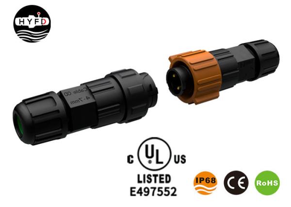 Buy cheap UL Certified Plastic M16 7.6mm Waterproof Quick Connectors from wholesalers
