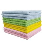 KILINE Custom Logo Recycled Household 24 Pcs One Pack Microfiber Towel Car Wash