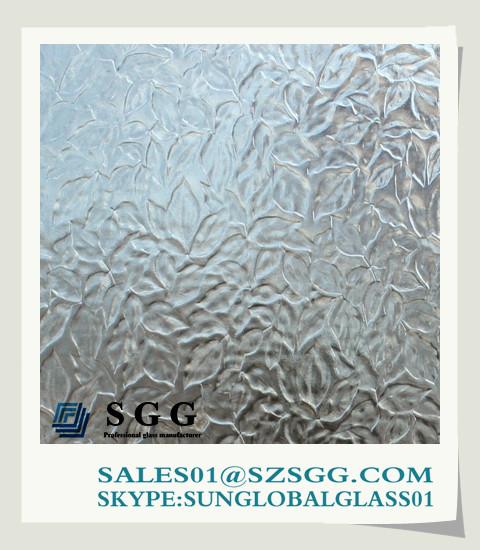 Buy cheap 4mm clear patterned glass price from wholesalers
