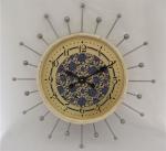 Metal Frame Non Ticking 56x56x6cm Decorative Wooden Clocks