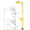 Buy cheap AISI 304 Emergency Shower And Eye Wash Stainless Steel Safety Shower And Eyewash Station from wholesalers