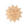 Buy cheap Hot Sale Newborn Wood Baby Birth Monthly Milestone Recording Markers Cards Wooden Engraved Photo Props Milestone Cards from wholesalers