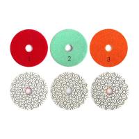 Buy cheap Thickness 3mm Dry 3 Step Vitrified Diamond Polishing Pads 100mm product