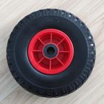 300-4 Red Rim Rubber Wheel 10 Inch Tire Garden Cart Wheelbarrow Pneumatic Wheels