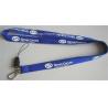 Buy cheap Printed logo polyester neck lanyard with ABS side release, branding id badge lanyards, from wholesalers