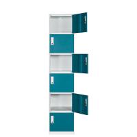 Buy cheap Gym Clother Storage Six Door 0.4mm Metal Wardrobe Steel Lockers product