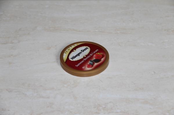 Buy cheap Customized Round colored PE tin can lid / cover / cap , logo printing sticker from wholesalers
