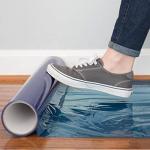 Temporary Blue Color Acrylic Adhesive Soft Pe Protective Film Roll For Hard