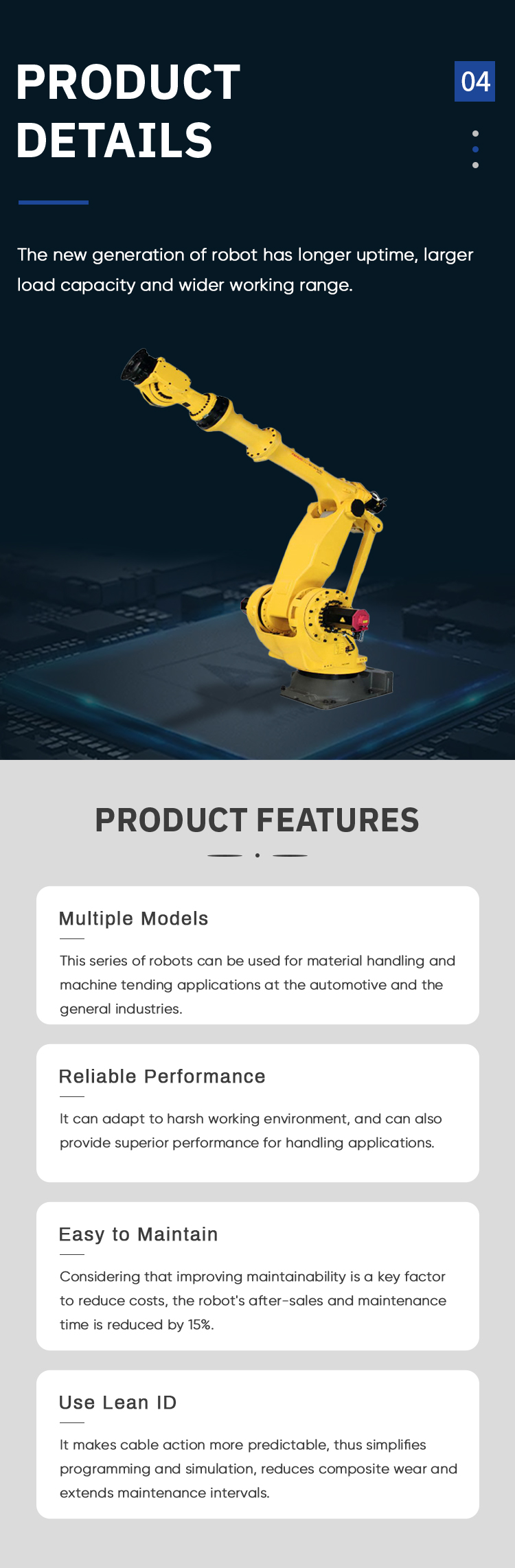 Used Industrial Equipment ABB IRB 1100 As Needle Assembly Machine With Payload 4Kg Reach 580mm Industrial Robot Arm